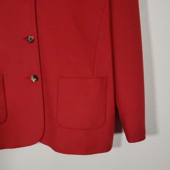 Vintage Escada Angora Wool Blazer - Picture 3 of 9